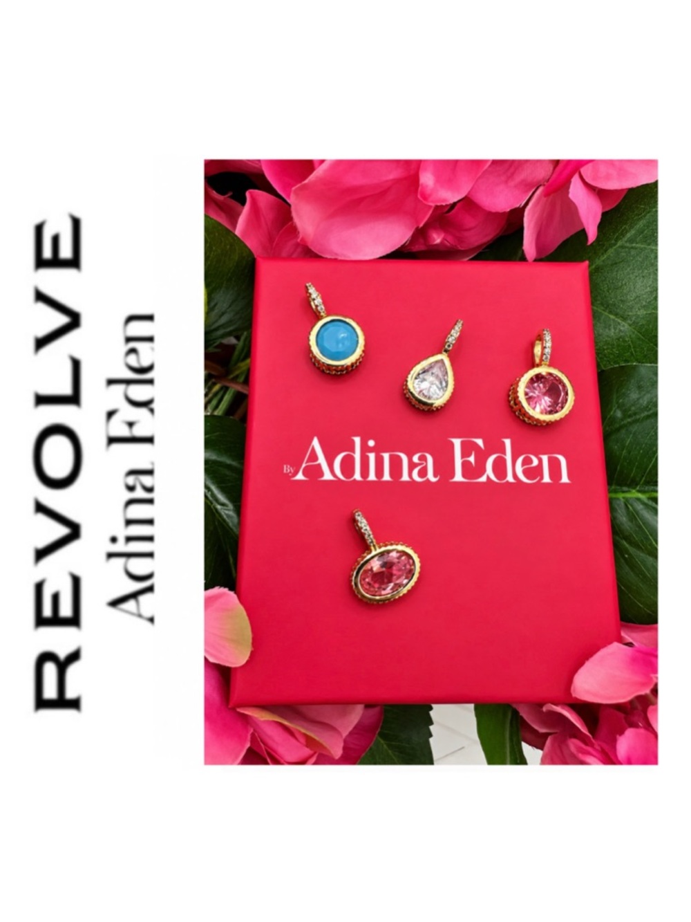 Adina Eden Bundle of (4) Demi-Fine Cubic Zirconia Charms